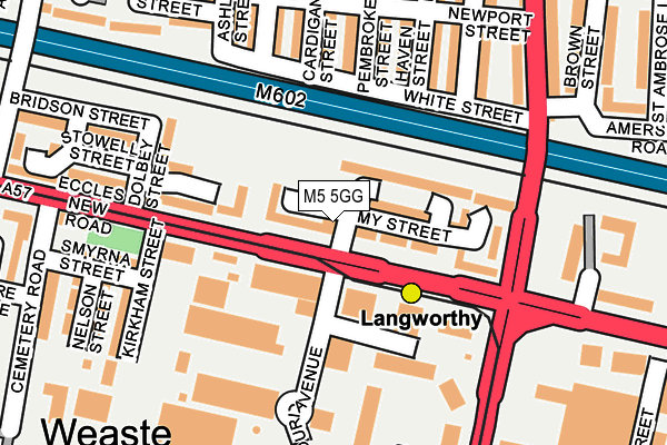 M5 5GG map - OS OpenMap – Local (Ordnance Survey)
