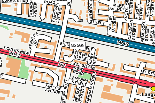 M5 5GN map - OS OpenMap – Local (Ordnance Survey)