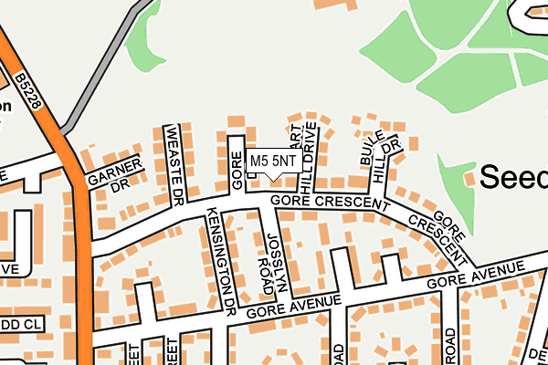 M5 5NT map - OS OpenMap – Local (Ordnance Survey)