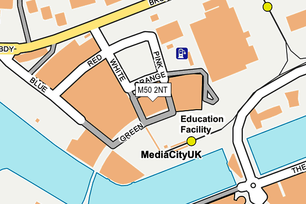 M50 2NT map - OS OpenMap – Local (Ordnance Survey)