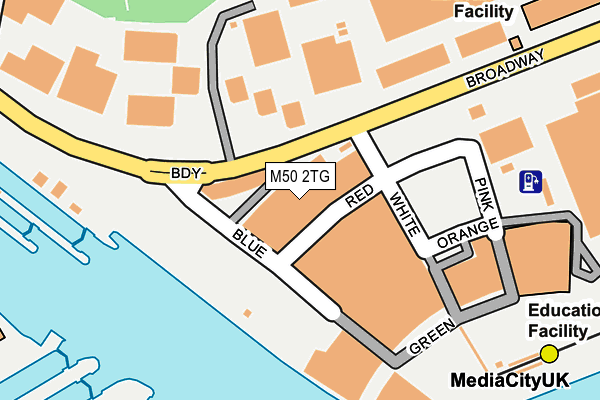 M50 2TG map - OS OpenMap – Local (Ordnance Survey)