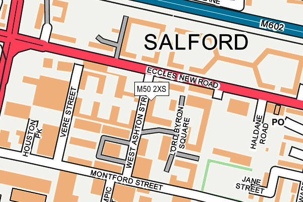 M50 2XS map - OS OpenMap – Local (Ordnance Survey)