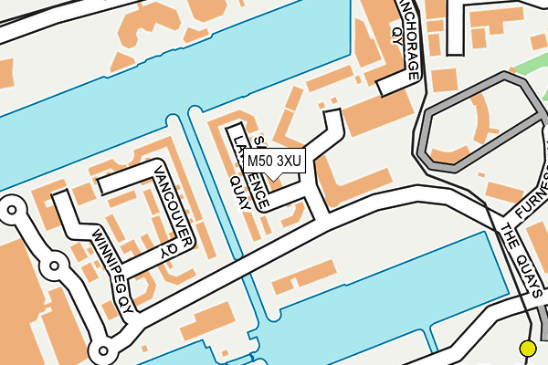 M50 3XU map - OS OpenMap – Local (Ordnance Survey)