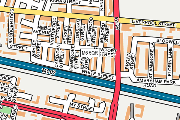 M6 5QR map - OS OpenMap – Local (Ordnance Survey)