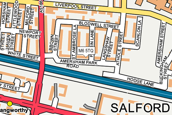 M6 5TQ map - OS OpenMap – Local (Ordnance Survey)