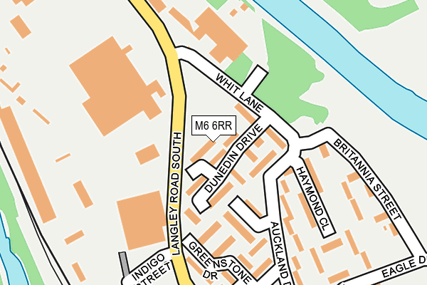 M6 6RR map - OS OpenMap – Local (Ordnance Survey)