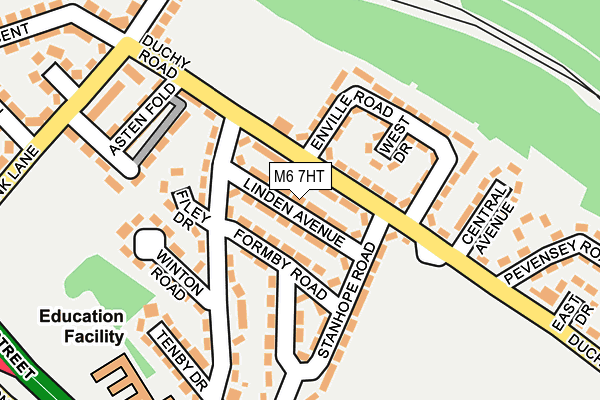 M6 7HT map - OS OpenMap – Local (Ordnance Survey)