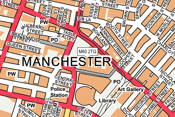 M60 2TQ map - OS OpenMap – Local (Ordnance Survey)