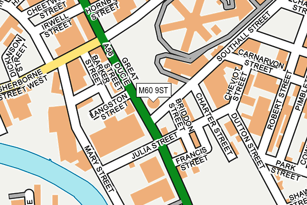 M60 9ST map - OS OpenMap – Local (Ordnance Survey)