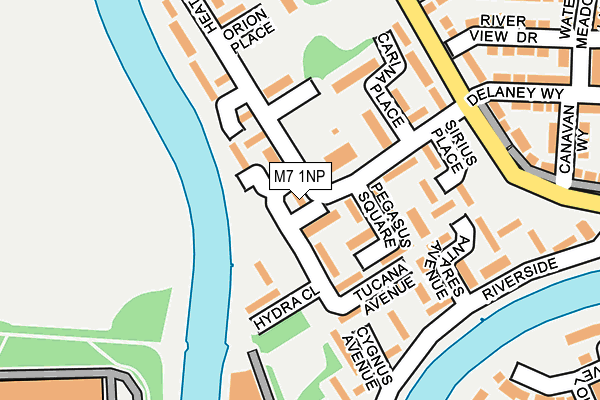 M7 1NP map - OS OpenMap – Local (Ordnance Survey)