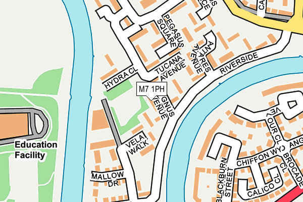 M7 1PH map - OS OpenMap – Local (Ordnance Survey)