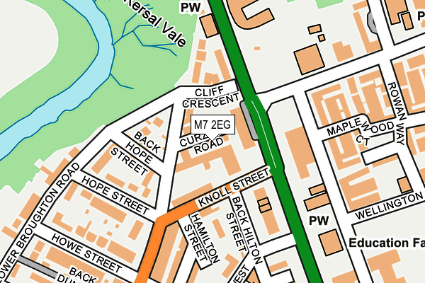 M7 2EG map - OS OpenMap – Local (Ordnance Survey)