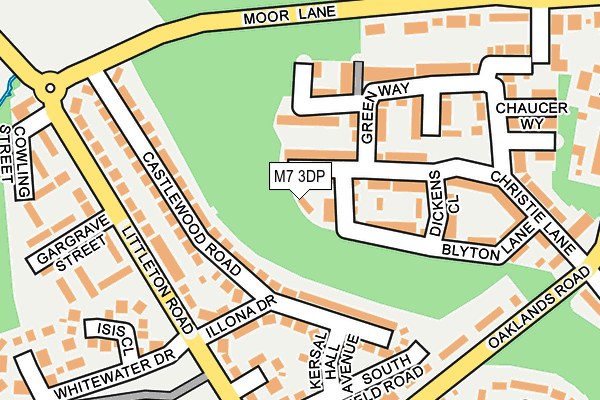 M7 3DP map - OS OpenMap – Local (Ordnance Survey)