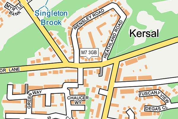 M7 3GB map - OS OpenMap – Local (Ordnance Survey)