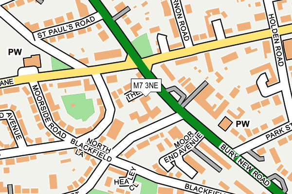 M7 3NE map - OS OpenMap – Local (Ordnance Survey)
