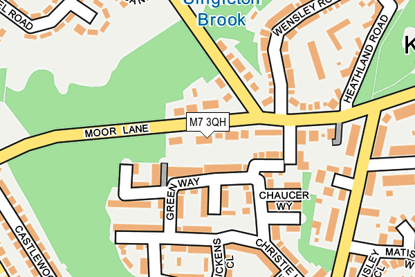 M7 3QH map - OS OpenMap – Local (Ordnance Survey)