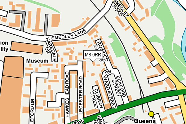 M8 0RR map - OS OpenMap – Local (Ordnance Survey)