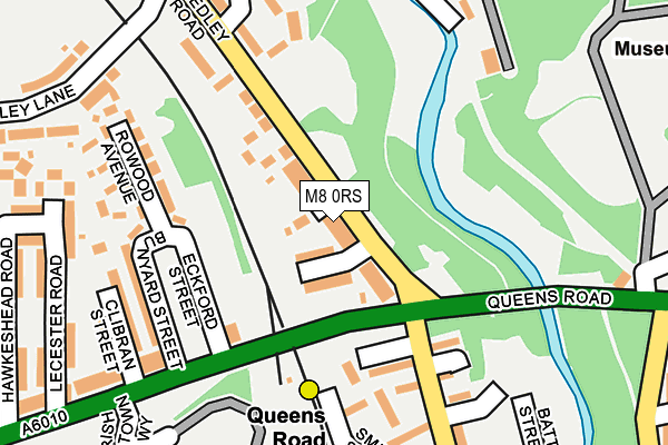 M8 0RS map - OS OpenMap – Local (Ordnance Survey)