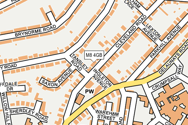 M8 4GB map - OS OpenMap – Local (Ordnance Survey)