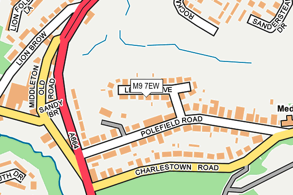 M9 7EW map - OS OpenMap – Local (Ordnance Survey)