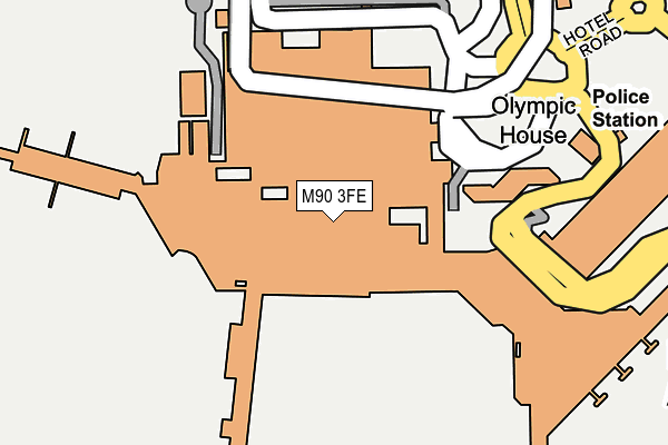 M90 3FE map - OS OpenMap – Local (Ordnance Survey)