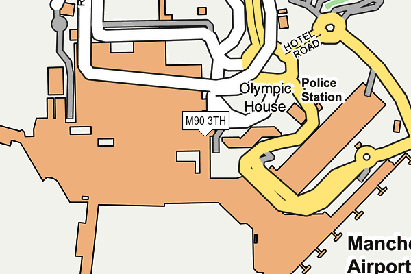 M90 3TH map - OS OpenMap – Local (Ordnance Survey)