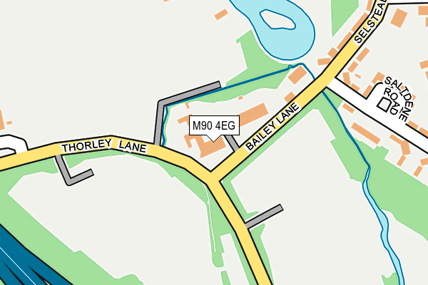 M90 4EG map - OS OpenMap – Local (Ordnance Survey)