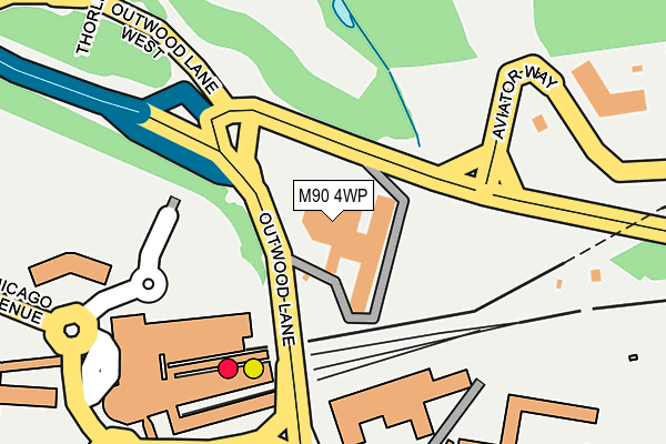 M90 4WP map - OS OpenMap – Local (Ordnance Survey)