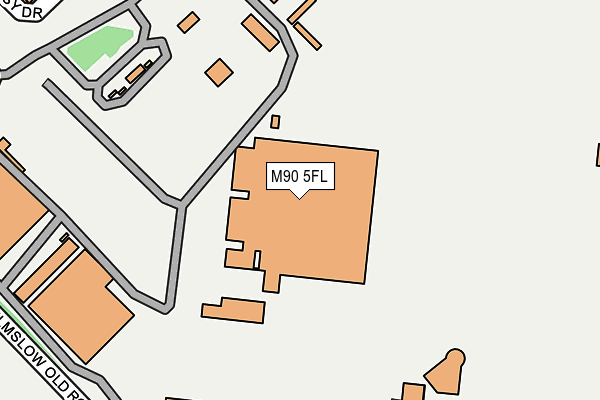 M90 5FL map - OS OpenMap – Local (Ordnance Survey)