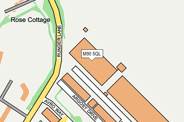 M90 5QL map - OS OpenMap – Local (Ordnance Survey)