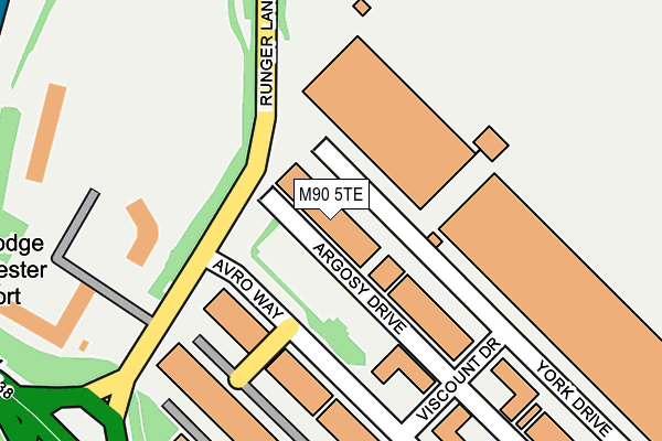 M90 5TE map - OS OpenMap – Local (Ordnance Survey)