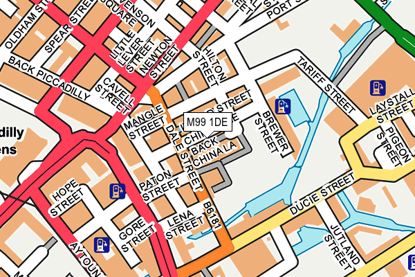 M99 1DE map - OS OpenMap – Local (Ordnance Survey)