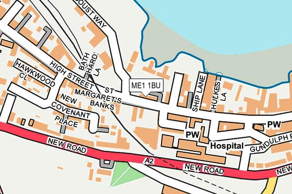 ME1 1BU map - OS OpenMap – Local (Ordnance Survey)