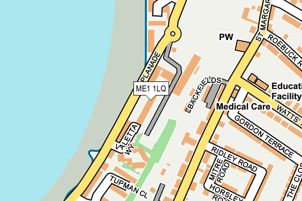 ME1 1LQ map - OS OpenMap – Local (Ordnance Survey)