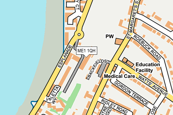 ME1 1QH map - OS OpenMap – Local (Ordnance Survey)