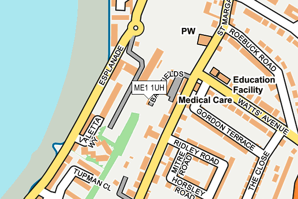 ME1 1UH map - OS OpenMap – Local (Ordnance Survey)