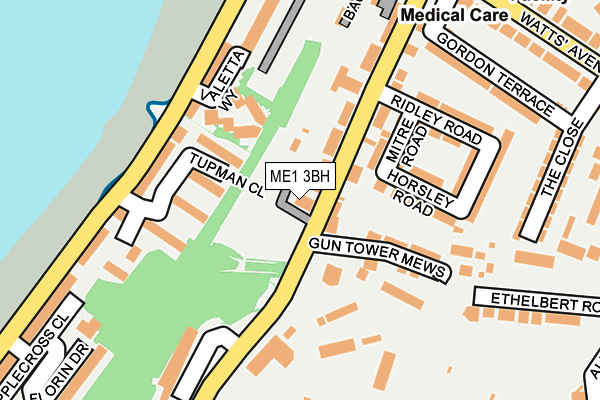 ME1 3BH map - OS OpenMap – Local (Ordnance Survey)