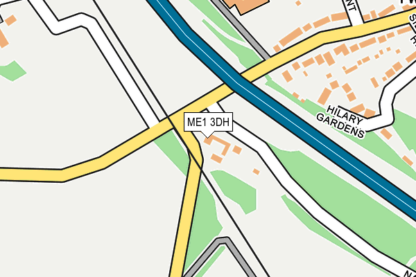 ME1 3DH map - OS OpenMap – Local (Ordnance Survey)