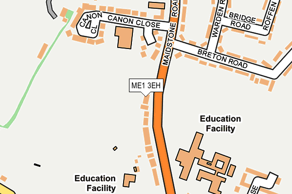 ME1 3EH map - OS OpenMap – Local (Ordnance Survey)