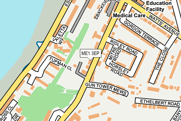 ME1 3EP map - OS OpenMap – Local (Ordnance Survey)