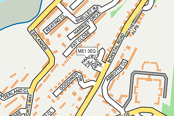 ME1 3EQ map - OS OpenMap – Local (Ordnance Survey)