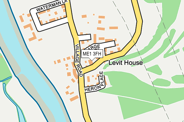 ME1 3FH map - OS OpenMap – Local (Ordnance Survey)