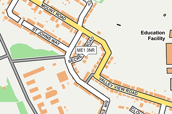 ME1 3NR map - OS OpenMap – Local (Ordnance Survey)