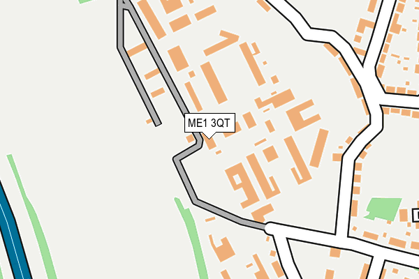 ME1 3QT map - OS OpenMap – Local (Ordnance Survey)