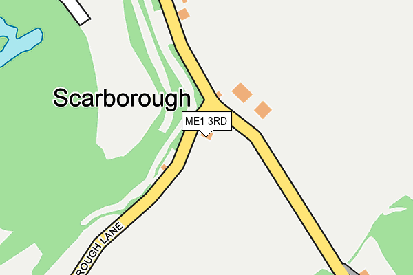 ME1 3RD map - OS OpenMap – Local (Ordnance Survey)