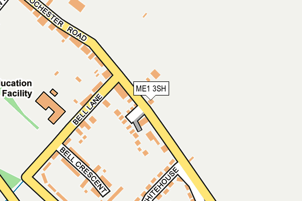 ME1 3SH map - OS OpenMap – Local (Ordnance Survey)