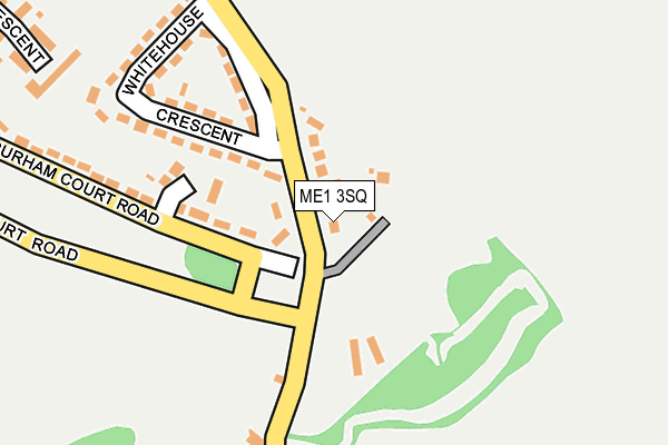 ME1 3SQ map - OS OpenMap – Local (Ordnance Survey)