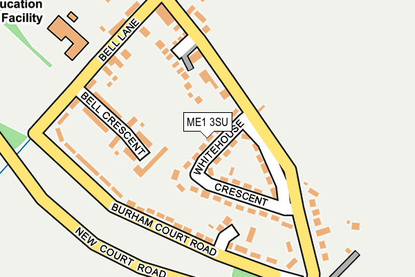 ME1 3SU map - OS OpenMap – Local (Ordnance Survey)