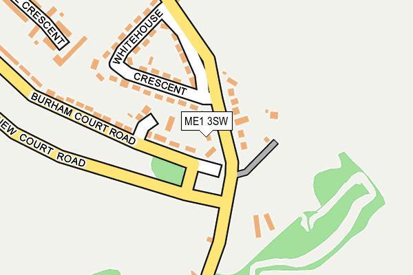 ME1 3SW map - OS OpenMap – Local (Ordnance Survey)