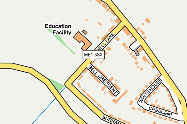ME1 3SX map - OS OpenMap – Local (Ordnance Survey)